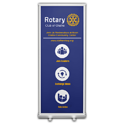 Customized Organizing Principles Retractable Banner